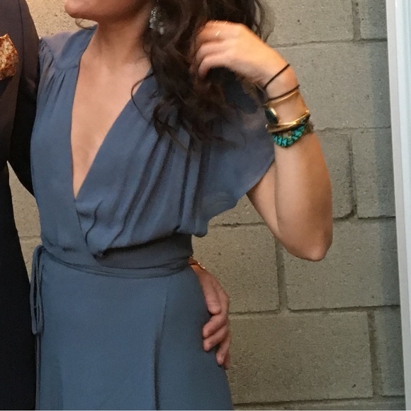 Reformation Winslow Dress, Pewter Grey, size 2 - Picture 3 of 4